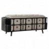 Storage Box DKD Home Decor Black Beige Polyurethane Metal (120 x 40 x 50 cm) - Article for the home at wholesale prices