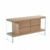 Sideboard DKD Home Decor Glass Wood MDF (160 x 45 x 80 cm) - Article for the home at wholesale prices