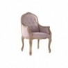 Chair DKD Home Decor Rose Linen Hevea wood (63.5 x 50 x 102 cm) - Article for the home at wholesale prices