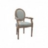 DKD Home Decor Chair Grey Wood Polyester (55 x 46 x 95 cm) - Article for the home at wholesale prices