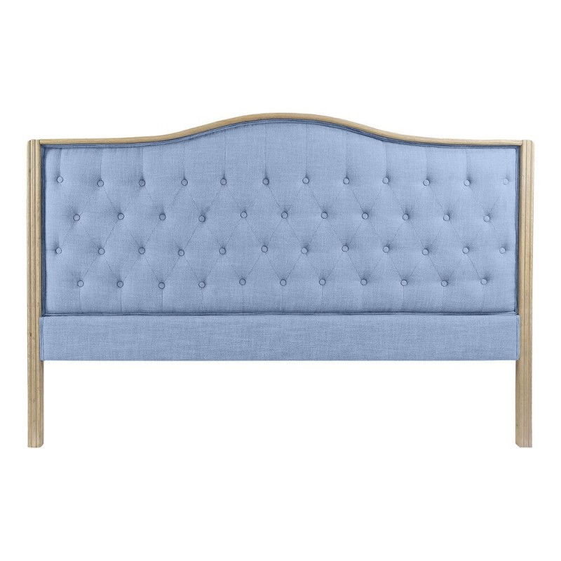 Headboard DKD Home Decor Bleu Lin Hevea wood (180 x 10 x 120 cm) - Article for the home at wholesale prices