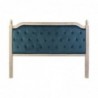 Tête de lit DKD Home Decor Turquoise Lin Bois d'hévéa (160 x 6 x 120 cm) - Article pour la maison à prix grossiste