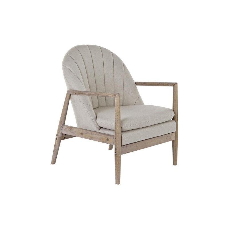 Seat DKD Home Decor Fir Beige Modern Polyester (69 x 68 x 89 cm) - Article for the home at wholesale prices