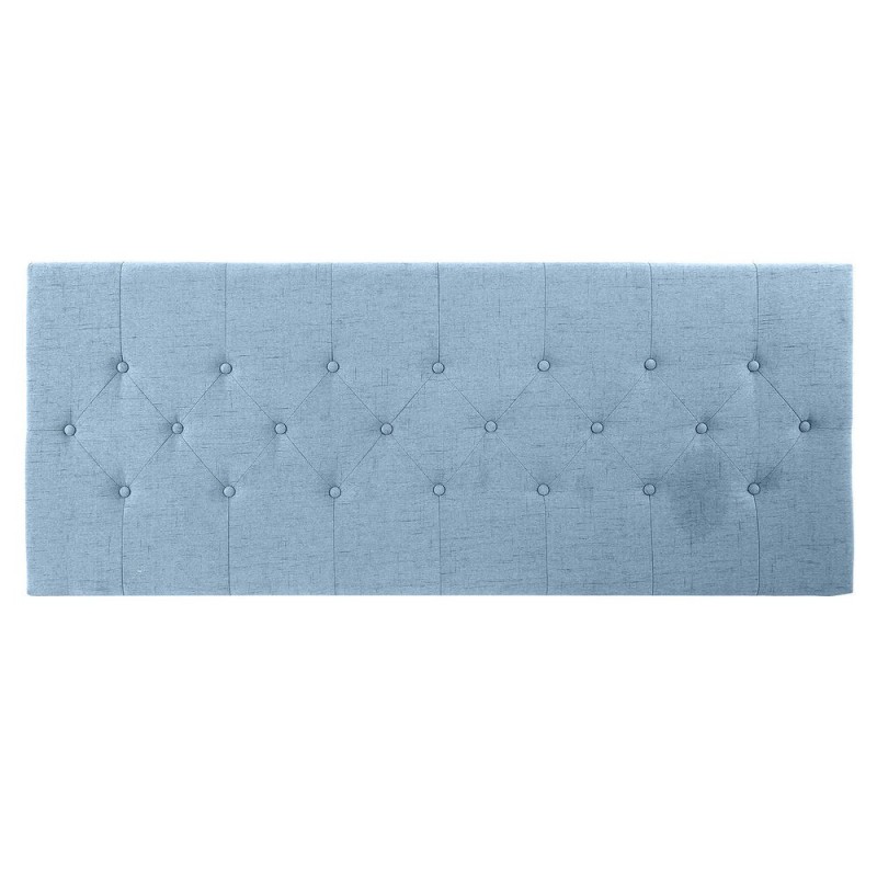 Tête de lit DKD Home Decor Polyester Bois d'hévéa Blanc (160 x 7 x 65 cm) - Article pour la maison à prix de gros
