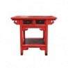 Console DKD Home Decor Red Dark Brown Wood (85 x 35 x 80 cm) - Article for the home at wholesale prices