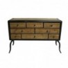 Drawer chest DKD Home Decor Sapin Métal (129 x 42 x 79 cm) - Article for the home at wholesale prices