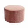 Footrest DKD Home Decor Rose Polyester Sponge Wood MDF (55 x 55 x 35 cm) - Article for the home at wholesale prices