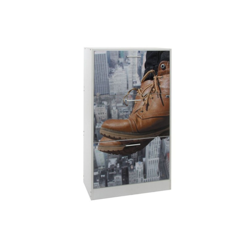 Range-chaussures DKD Home Decor Bois (60 x 25 x 115 cm) à prix de gros - meuble à chaussures à prix grossiste