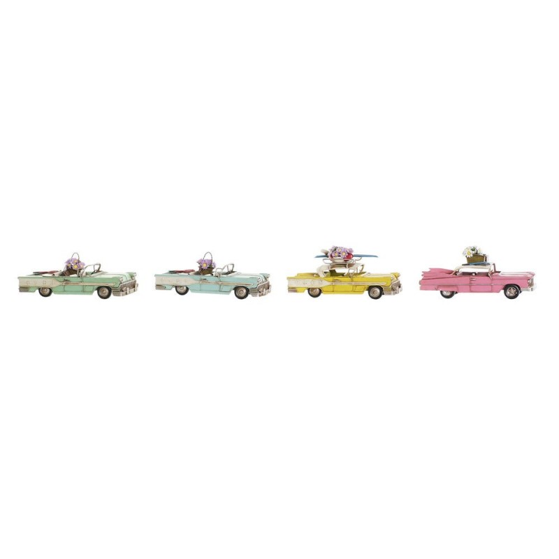 Figurine Décorative DKD Home Decor Voiture Vintage (4 pcs) (25.8 x 10.5 x 9.5 cm) à prix de gros - Article pour la maison à prix grossiste