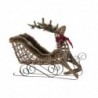 DKD Home Decor Metal Wicker Reindeer Sleigh (68 x 20 x 47 cm) - Article for the home at wholesale prices
