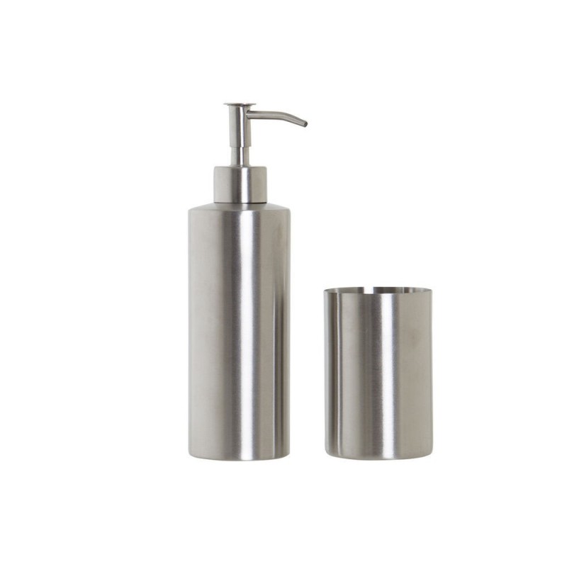 DKD Home Decor Steel Bath Set (2 pcs) - Article for the home at wholesale prices