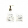 Ensemble de Bain DKD Home Decor Verre ABS Volets Glam (2 pcs) - Article pour la maison à prix grossiste