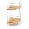 Bathroom shelf DKD Home Decor Metal Bamboo (19.5 x 19.5 x 37 cm) - Article for the home at wholesale prices