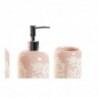 Ensemble de Bain DKD Home Decor Céramique Rose Blanc Shabby Chic (3 pcs) - Article pour la maison à prix de gros