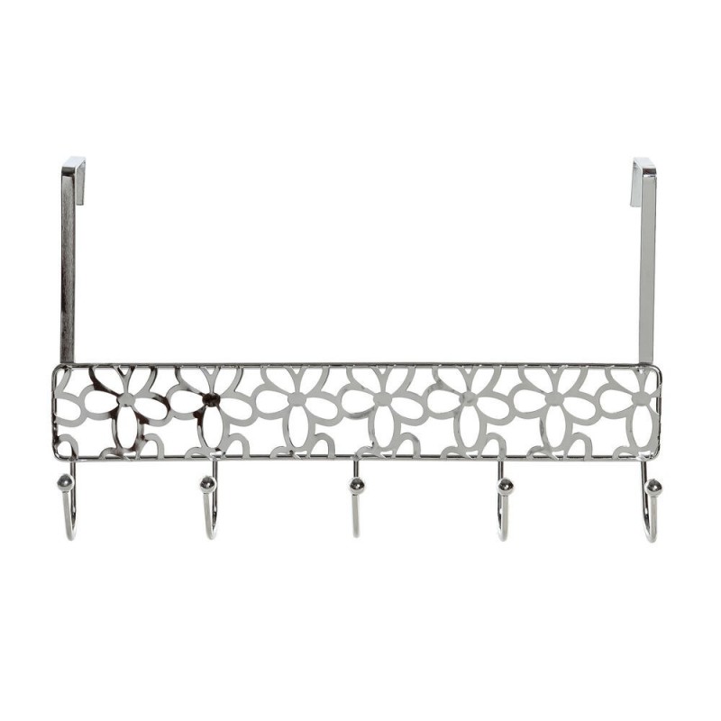 Coat rack for DKD Home Decor doors Silver Metal (32 x 10 x 19 cm) - Article for the home at wholesale prices