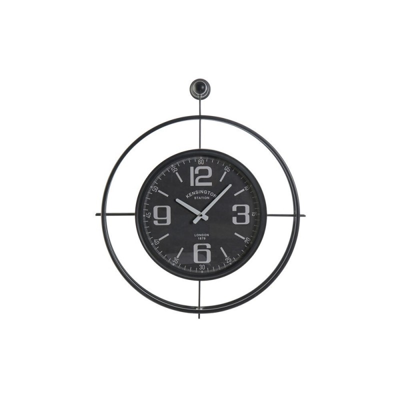 Wall Clock DKD Home Decor Glass Black Iron (64 x 9 x 73 cm) - Article for the home at wholesale prices