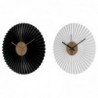 Horloge Murale DKD Home Decor Noir Blanc Fer (30 x 4 x 30 cm) (2 pcs) - Article pour la maison à prix grossiste