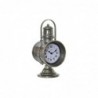 Table clock DKD Home Decor Verre Gris Fer (13.3 x 18 x 28.5 cm) - Article for the home at wholesale prices