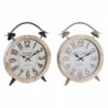 Table clock DKD Home Decor Iron Wood MDF (41 x 6.5 x 52.5 cm) (2 pcs) - Article for the home at wholesale prices