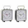 Horloge de table DKD Home Decor Verre Noir Bleu Fer (20 x 7 x 26 cm) (2 pcs) - Article pour la maison à prix de gros