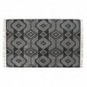 Tapis DKD Home Decor Blanc Noir Coton (160 x 230 x 1 cm) - Article pour la maison à prix de gros