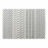 Tapis DKD Home Decor Blanc Polyester Coton Gris foncé (200 x 290 x 1 cm) - Article pour la maison à prix de gros