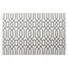 Tapis DKD Home Decor Blanc Gris Polyester Coton (200 x 290 x 1 cm) - Article pour la maison à prix grossiste