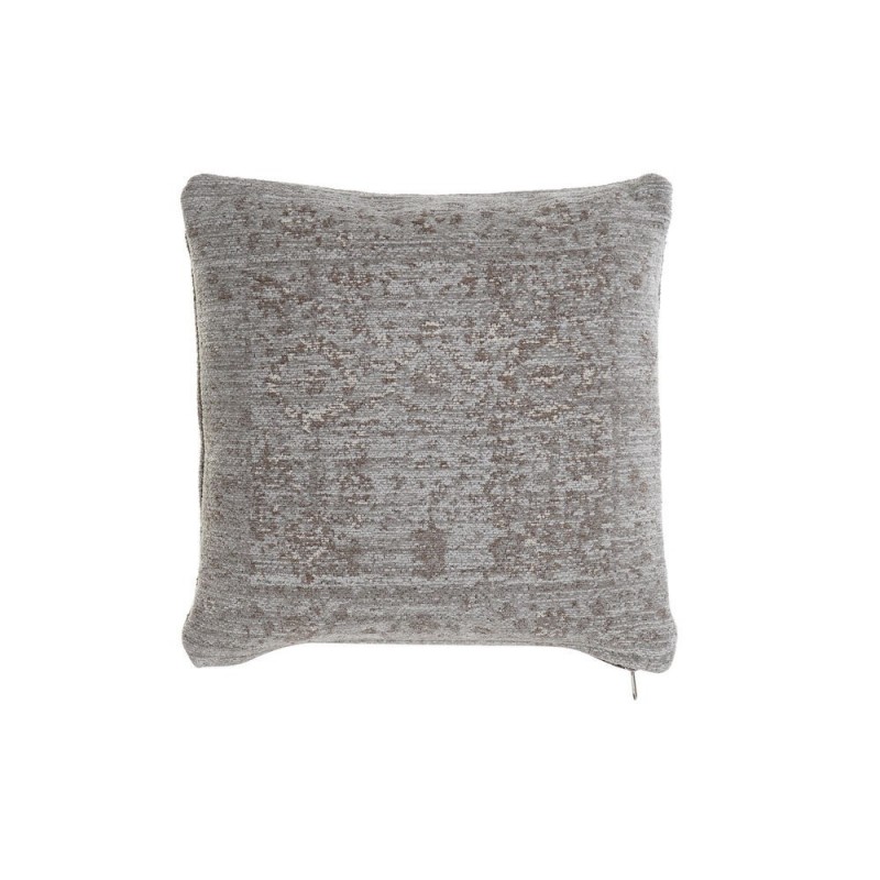 Coussin DKD Home Decor S3027284 Polyester Coton Aluminium Marron Clair Arabe (45 x 12 x 45 cm) à prix grossiste - Article pour la maison à prix de gros