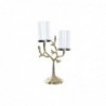 Pot à Bougie DKD Home Decor Verre Doré Aluminium Oiseaux (29 x 15 x 48 cm) - Article pour la maison à prix grossiste Pot à Bougie DKD Home Decor Verre Doré Aluminium Oiseaux (29 x 15 x 48 cm) - Article pour la maison à prix grossiste