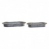 Centre de Table DKD Home Decor Gris Marron Fer Fibre (51 x 26 x 7 cm) - Article pour la maison à prix grossiste Centre de Table DKD Home Decor Gris Marron Fer Fibre (51 x 26 x 7 cm) - Article pour la maison à prix grossiste