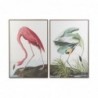 Cadre DKD Home Decor Oriental Oiseaux (80 x 4 x 120 cm) (2 Unités) - Article pour la maison à prix grossiste