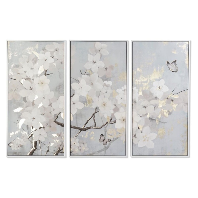 Set of 3 pictures DKD Home Decor Oriental Tree (150 x 4 x 100 cm) (3 pcs) - Article for the home at wholesale prices