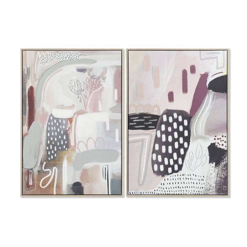 Cadre DKD Home Decor Abstrait (63 x 4,5 x 93 cm) (2 Unités) - Article pour la maison à prix de gros