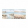 Frame DKD Home Decor Mediterranean Beach (100 x 3.7 x 80 cm) (2 Units) - Article for the home at wholesale prices