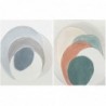 Cadre DKD Home Decor Moderne Cercles (80 x 3,7 x 100 cm) (2 Unités) - Article pour la maison à prix grossiste Cadre DKD Home Decor Moderne Cercles (80 x 3,7 x 100 cm) (2 Unités) - Article pour la maison à prix grossiste