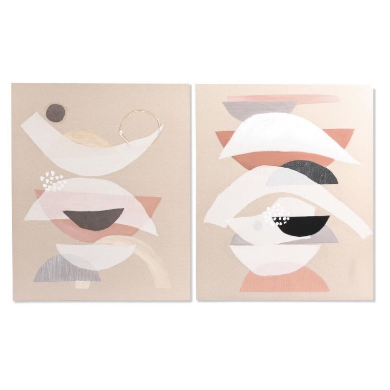 Cadre DKD Home Decor Abstrait Moderne (75,5 x 3,7 x 100 cm) (2 Unités) - Article pour la maison à prix de gros