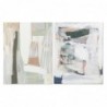 Cadre DKD Home Decor Abstrait (80 x 3,7 x 100 cm) (2 Unités) - Article pour la maison à prix grossiste