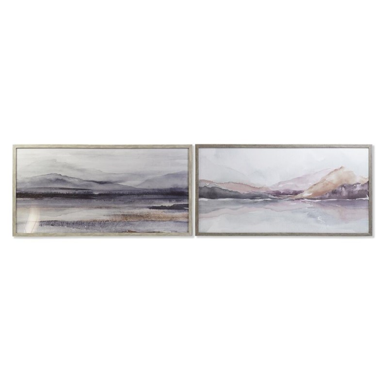 Frame DKD Home Decor Modern Mountain (124 x 4.5 x 64 cm) (2 Units) - Article for the home at wholesale prices