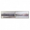Cadre DKD Home Decor Montagne Moderne (124 x 4,5 x 64 cm) (2 Unités) - Article pour la maison à prix de gros