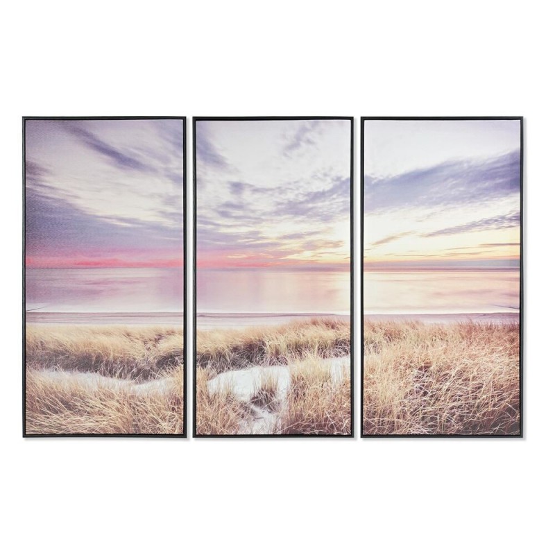 Set of 3 DKD Home Decor Mediterranean pictures (120 x 2.8 x 80 cm) (3 pcs) (2 Units) - Article for the home at wholesale prices