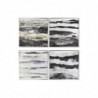 Frame DKD Home Decor Abstract Modern (79 x 2.5 x 79 cm) (4 Units) - Article for the home at wholesale prices