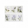 Cadre DKD Home Decor Fleurs (40 x 2 x 54 cm) (6 Unités) - Article pour la maison à prix grossiste