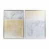 Cadre DKD Home Decor Abstrait (2 Unités) (70 x 3 x 100 cm) - Article pour la maison à prix grossiste