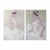 Cadre DKD Home Decor Ballet (80 x 3 x 120 cm) (2 Unités) - Article pour la maison à prix de gros Cadre DKD Home Decor Ballet (80 x 3 x 120 cm) (2 Unités) - Article pour la maison à prix de gros
