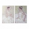 Frame DKD Home Decor Ballet (80 x 3 x 120 cm) (2 Units) - Article for the home at wholesale prices