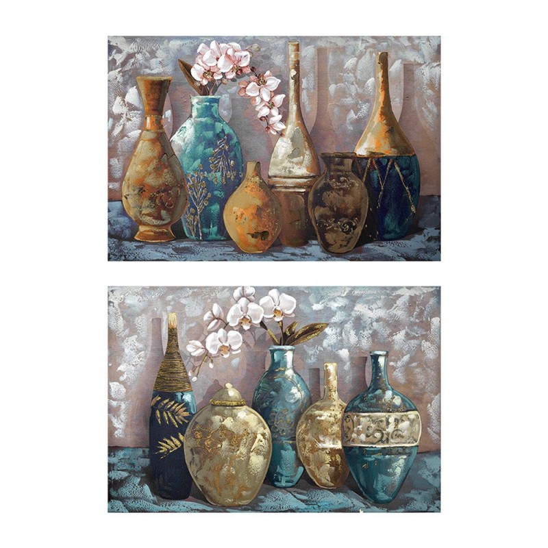 Cadre DKD Home Decor Vase (120 x 3 x 80 cm) (2 Unités) - Article pour la maison à prix de gros