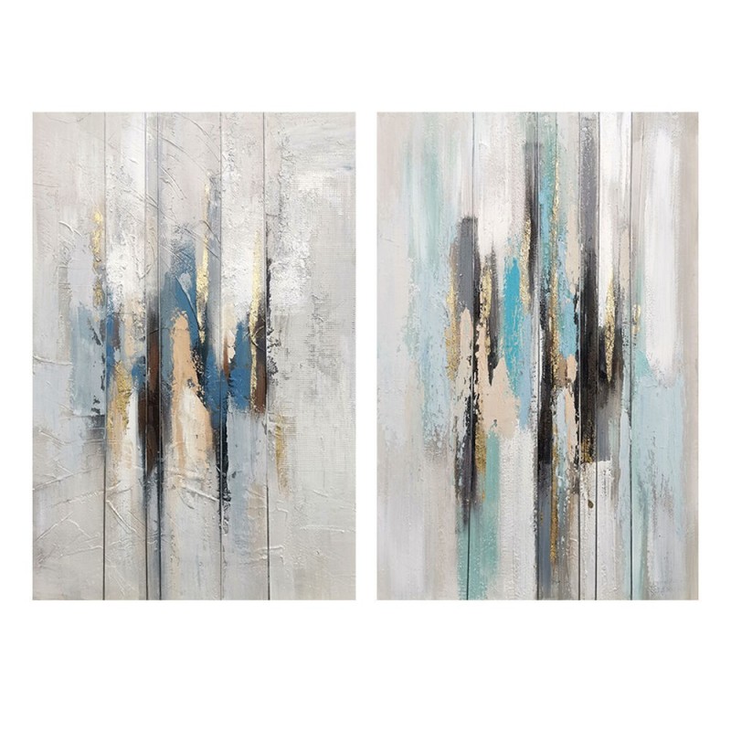 Cadre DKD Home Decor Abstrait (80 x 3 x 120 cm) (2 Unités) à prix de gros - Article pour la maison à prix grossiste