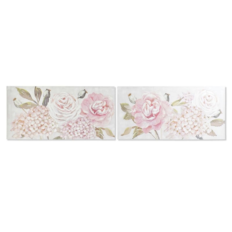 Frame DKD Home Decor Flowers Shabby Chic (120 x 3 x 60 cm) (2 Units) - Article for the home at wholesale prices
