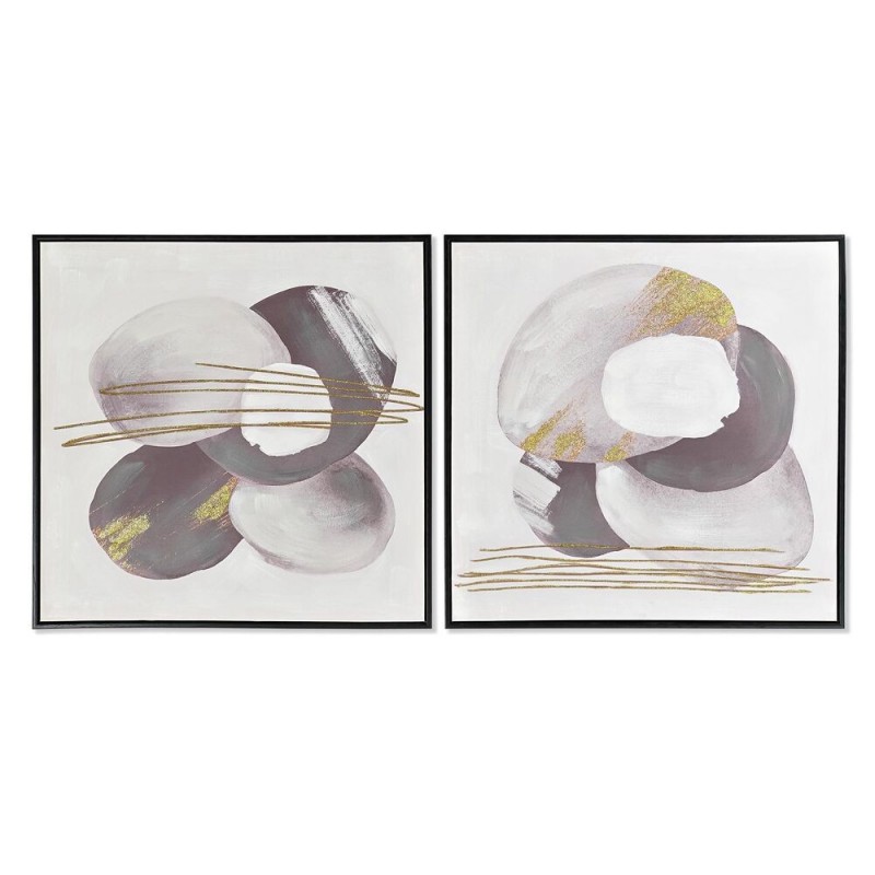 DKD Home Decor Abstract Frame (2 Units) (60 x 3.5 x 60 cm) - Article for the home at wholesale prices