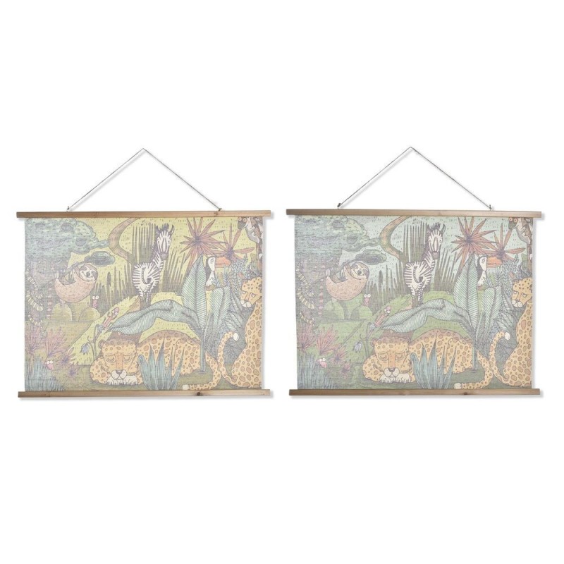 Cadre DKD Home Decor animaux (100 x 2 x 75 cm) (2 Unités) - Article pour la maison à prix grossiste